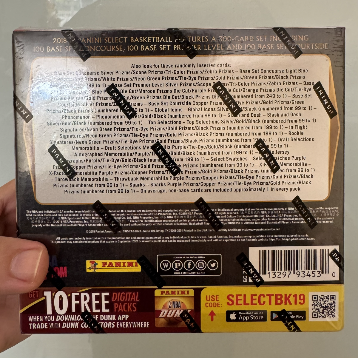 2018-19 Panini Select Basketball Hobby Box